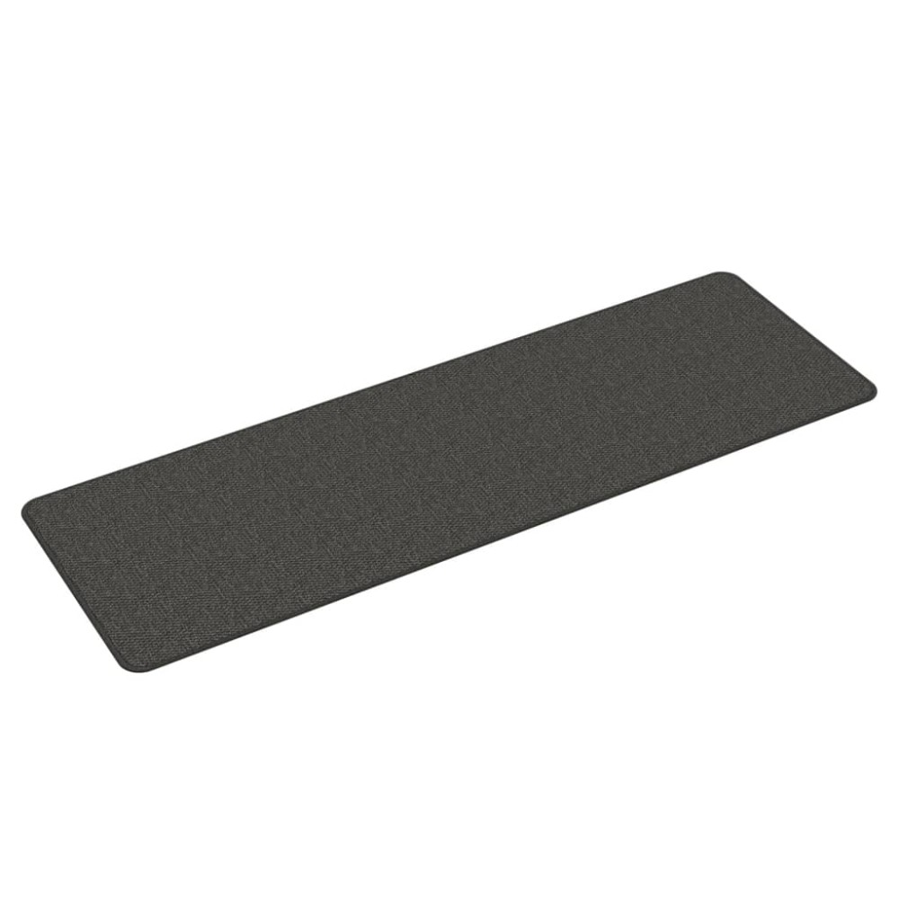 vidaXL Χαλί Διάδρομος Εμφάνιση Σιζάλ Ανθρακί 50 x 150 εκ.