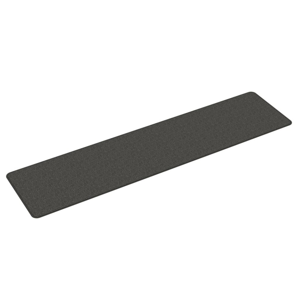vidaXL Χαλί Διάδρομος Εμφάνιση Σιζάλ Ανθρακί 50 x 200 εκ.