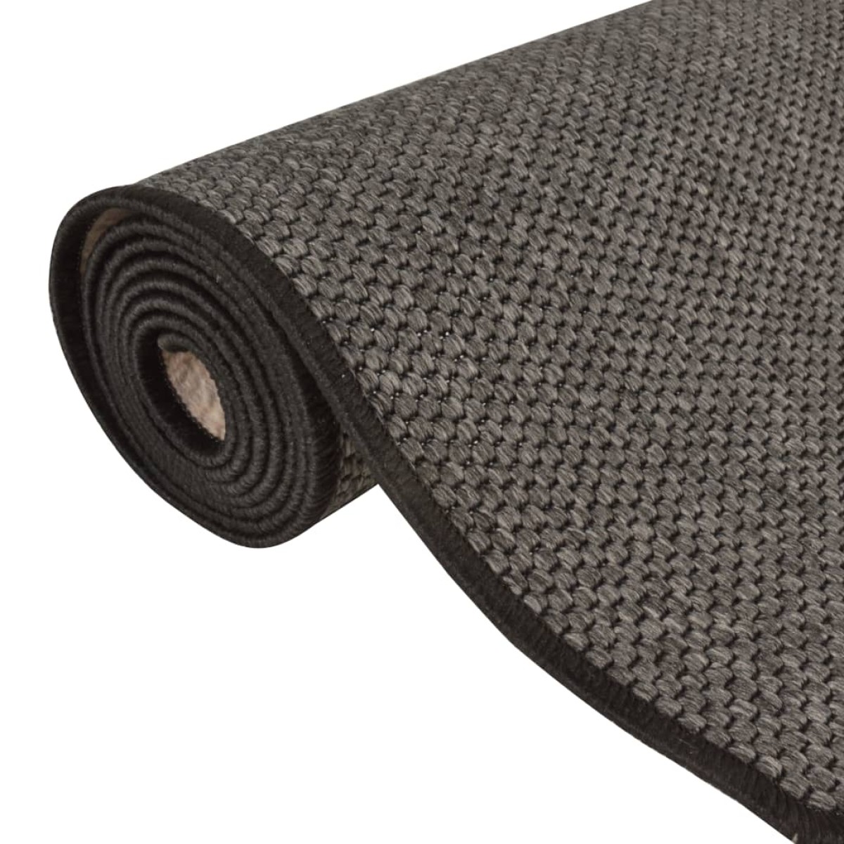 vidaXL Χαλί Διάδρομος Εμφάνιση Σιζάλ Ανθρακί 50 x 250 εκ.