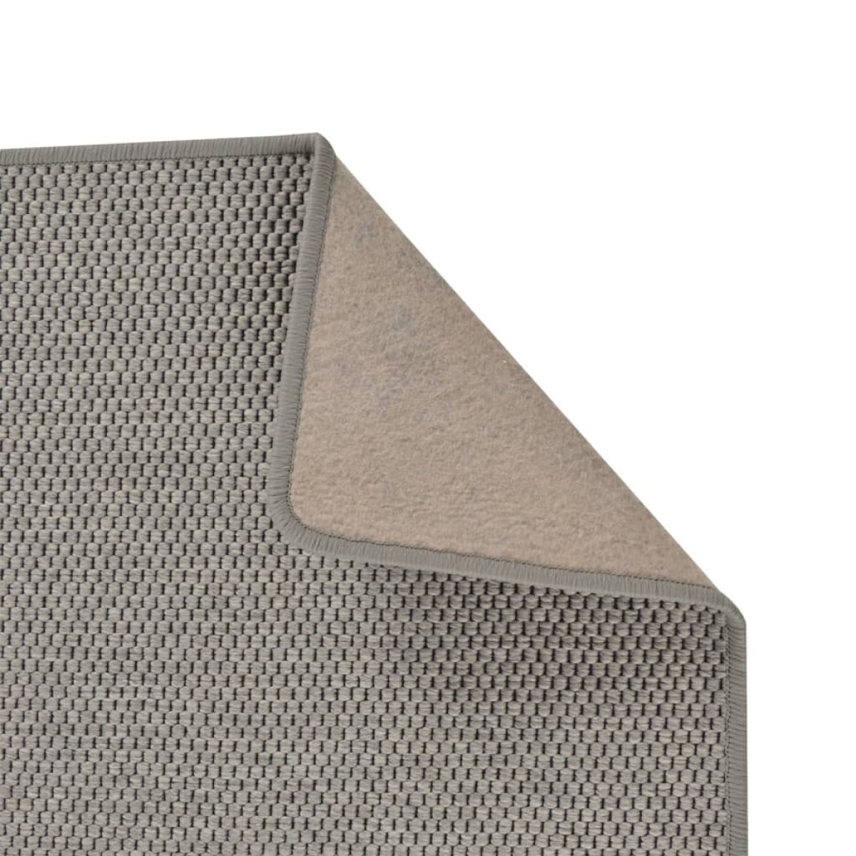 vidaXL Χαλί Διάδρομος Εμφάνιση Σιζάλ Ασημί 80 x 300 εκ.