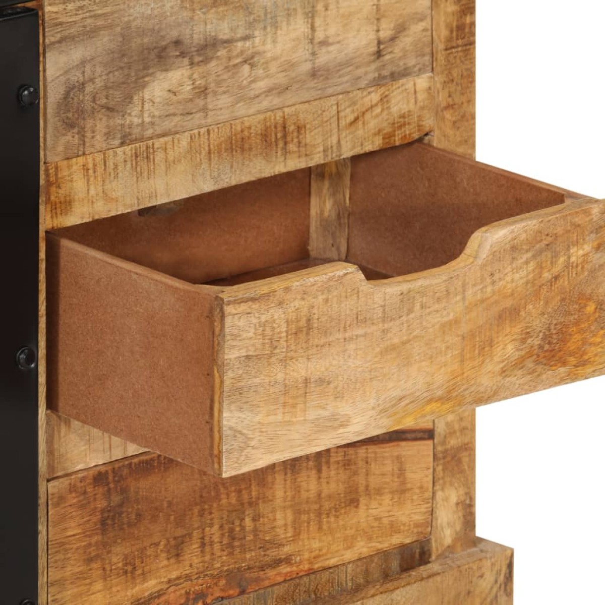vidaXL Μπουφές 80 x 30 x 55 εκ. από Μασίφ Ακατέργαστο Ξύλο Μάνγκο