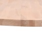 vidaXL Επιφάνεια Τραπεζιού Στρογγυλή Ø60x2,5 εκ. Μασίφ Ξύλο Οξιάς