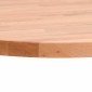 vidaXL Επιφάνεια Τραπεζιού Στρογγυλή Ø70x2,5 εκ. Μασίφ Ξύλο Οξιάς
