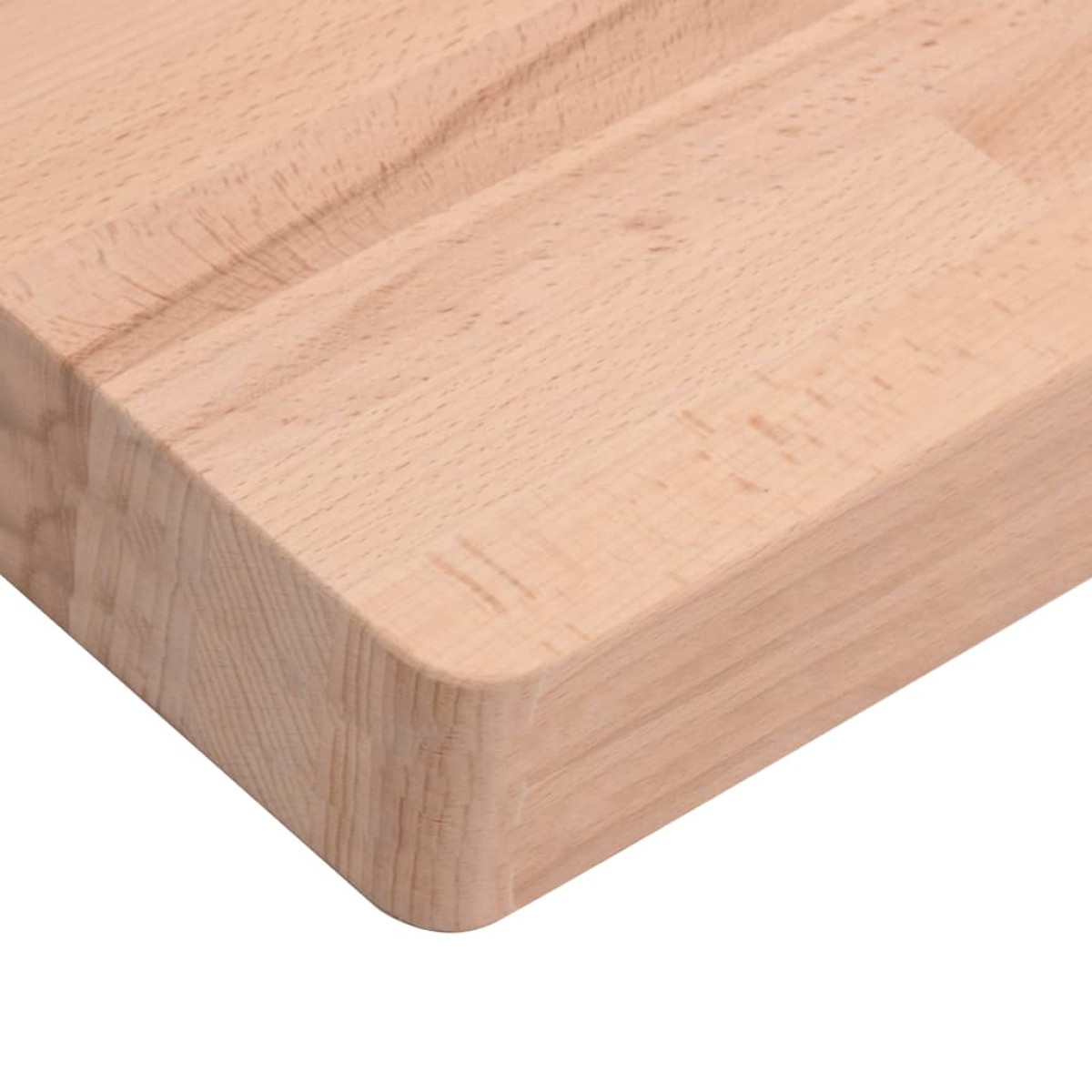 vidaXL Πάγκος Μπάνιου 100x50x4 εκ. από Μασίφ Ξύλο Οξιάς