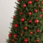 vidaXL Σετ Μπάλες Χριστουγεννιάτικες 111τεμ. Κόκκινες από Πολυστυρένιο