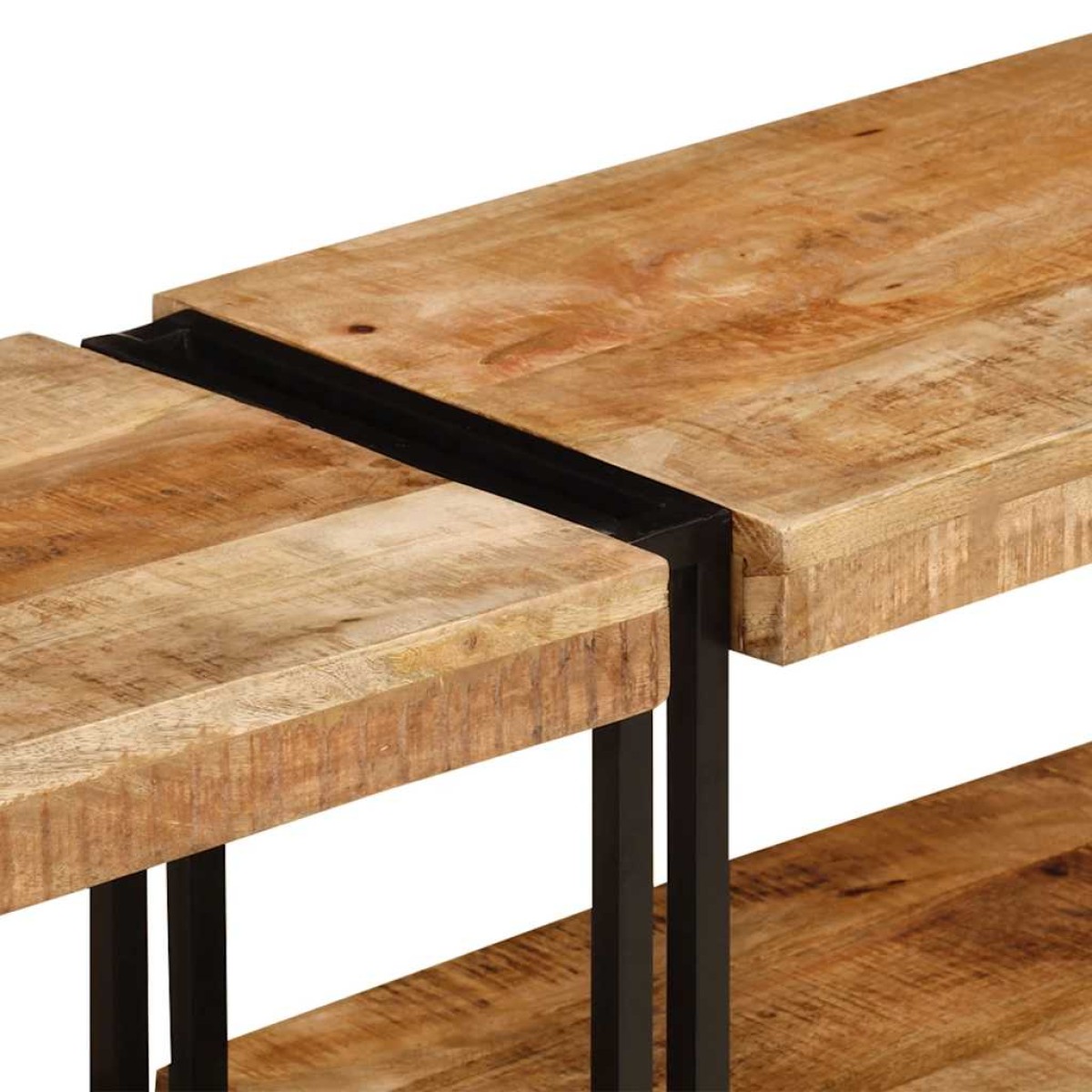 vidaXL Έπιπλο Τηλεόρασης 200 x 30 x 40 εκ. από Μασίφ Ξύλο Μάνγκο