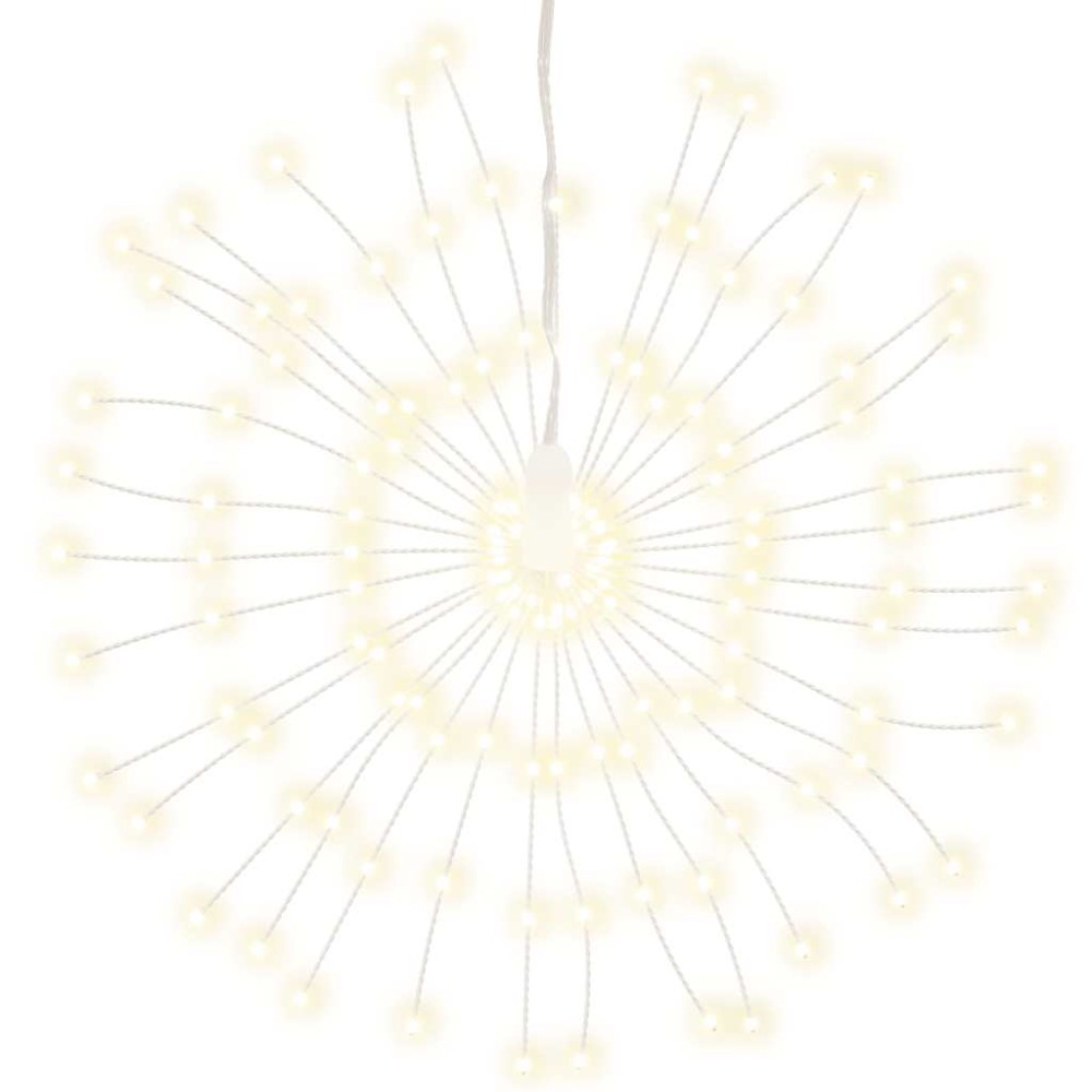 vidaXL Φωτάκια Χριστουγεννιάτικα 140 LED Θερμό Λευκό 17 εκ.
