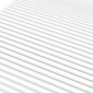 vidaXL Στρώμα Αφρού Σκληρότητα H2 H3 Λευκό 140 x 190 εκ.