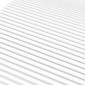 vidaXL Στρώμα Αφρού Σκληρότητα H2 H3 Λευκό 140 x 200 εκ.