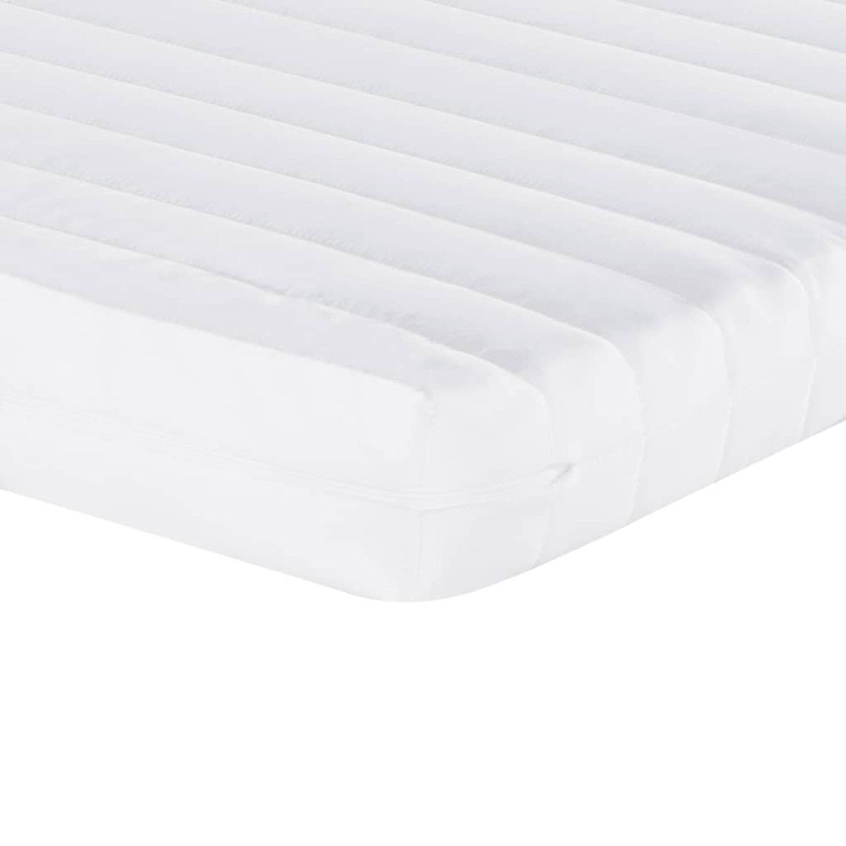 vidaXL Στρώμα Αφρού 7 Ζωνών Σκληρότητα 20 ILD Λευκό 90 x 200 εκ.