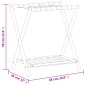vidaXL Ράφι Αποσκευών 68 x 38 x 58 εκ. από Μπαμπού