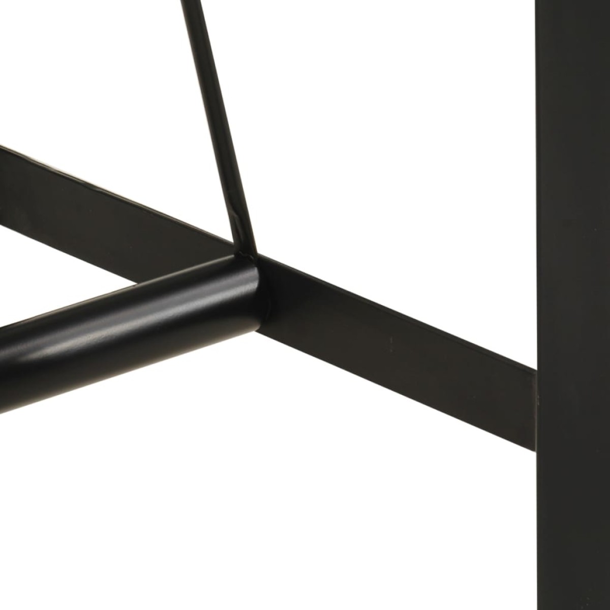 vidaXL Τραπέζι Μπαρ 110 x 55 x 107 εκ. από Μασίφ Ξύλο Ακακίας & Σίδηρο