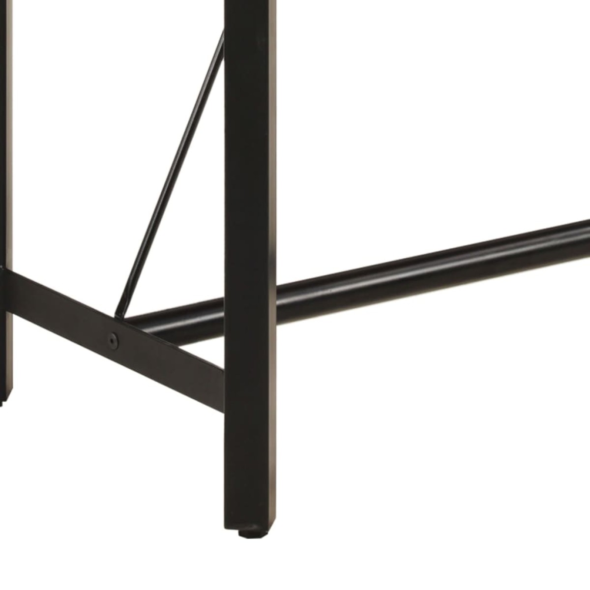 vidaXL Τραπέζι Μπαρ 180 x 70 x 107 εκ. από Μασίφ Ξύλο Μάνγκο & Σίδηρο