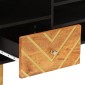 vidaXL Έπιπλο Τηλεόρασης Καφέ/Μαύρο 100x33,5x46 εκ. Μασίφ Ξύλο Μάνγκο
