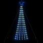 vidaXL Φωτιστικό Χριστουγεννιάτικο Δέντρο 275 LED Μπλε 180 εκ.