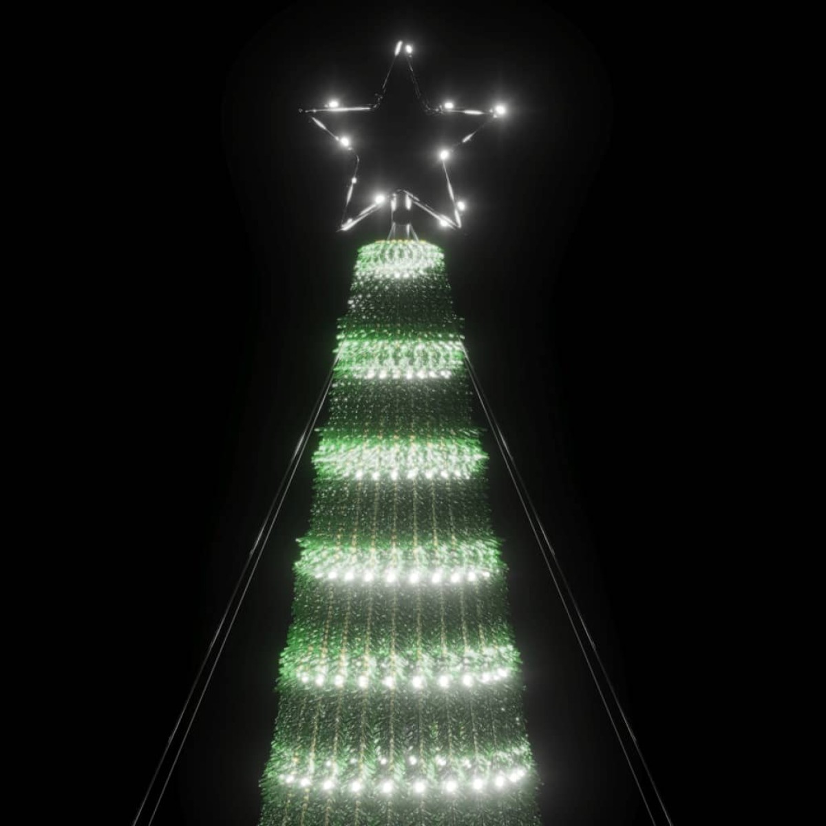 vidaXL Φωτιστικό Χριστουγεννιάτικο Δέντρο 688 LED Ψυχρό Λευκό 300 εκ.