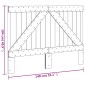 vidaXL Κεφαλάρι 140 x 104 εκ. από Μασίφ Ξύλο Πεύκου