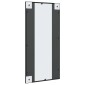 vidaXL Καθρέφτης Ορθογώνιος Μαύρος 40 x 80 εκ. από Σίδερο