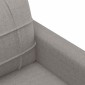 vidaXL Καναπές Διθέσιος Taupe 140 εκ. Υφασμάτινος