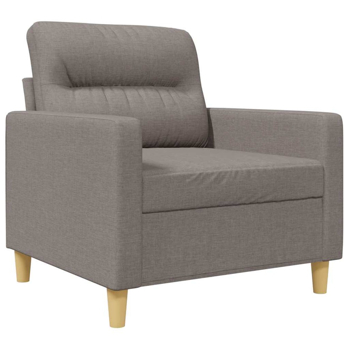 vidaXL Πολυθρόνα Taupe 60 εκ. Υφασμάτινη