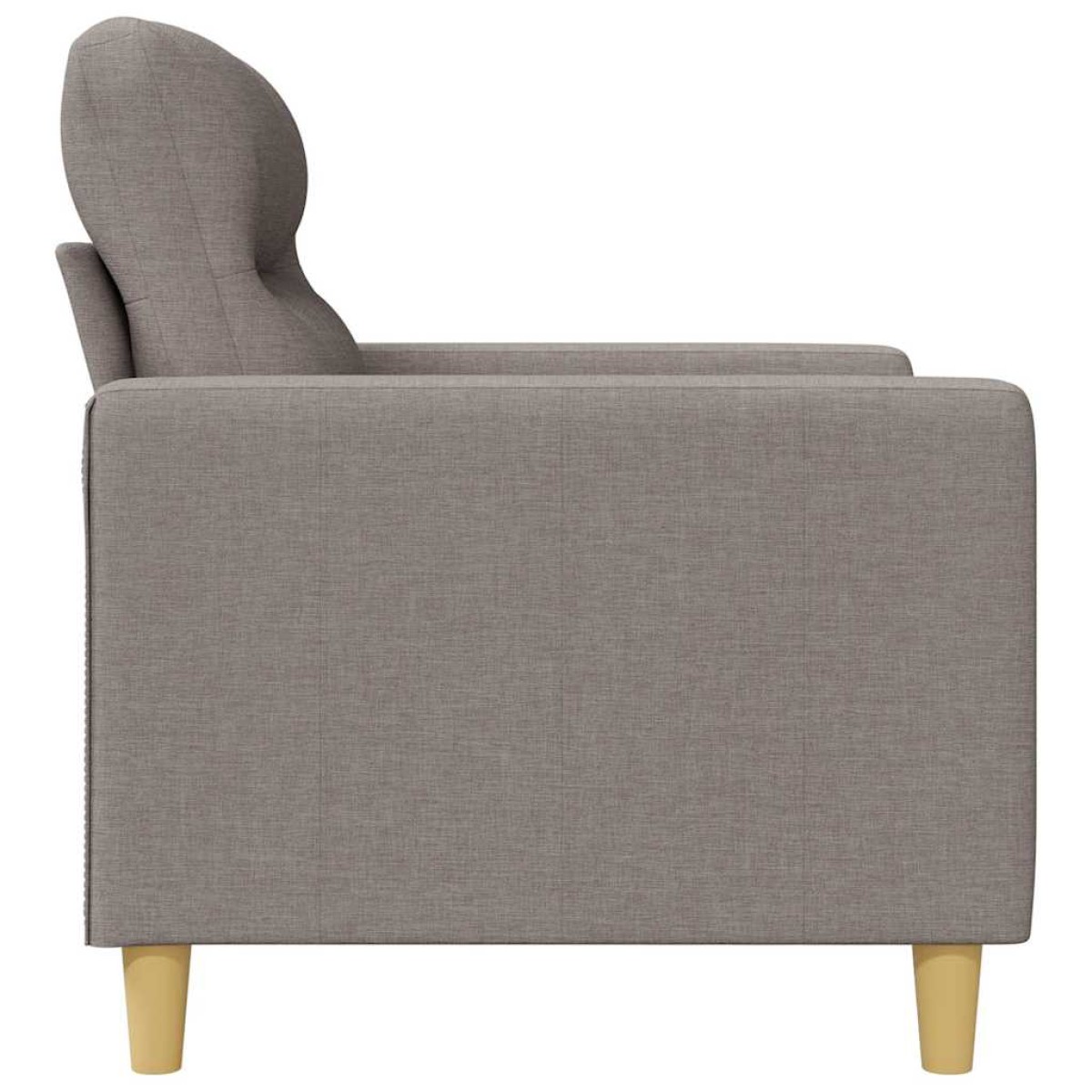 vidaXL Πολυθρόνα Taupe 60 εκ. Υφασμάτινη