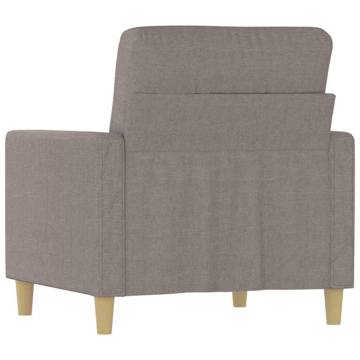 vidaXL Πολυθρόνα Taupe 60 εκ. Υφασμάτινη