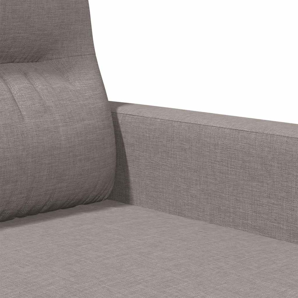 vidaXL Καναπές Τριθέσιος Taupe 180 εκ. Υφασμάτινος