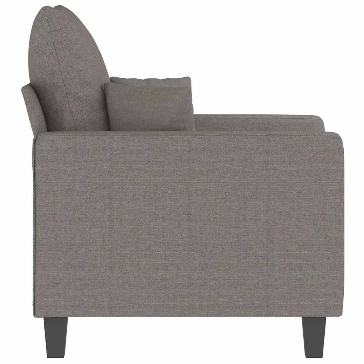 vidaXL Πολυθρόνα Taupe 60 εκ. Υφασμάτινη