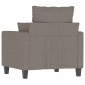 vidaXL Πολυθρόνα Taupe 60 εκ. Υφασμάτινη