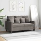 vidaXL Καναπές Διθέσιος Taupe 120 εκ. Υφασμάτινος