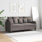vidaXL Καναπές Διθέσιος Taupe 140 εκ. Υφασμάτινος