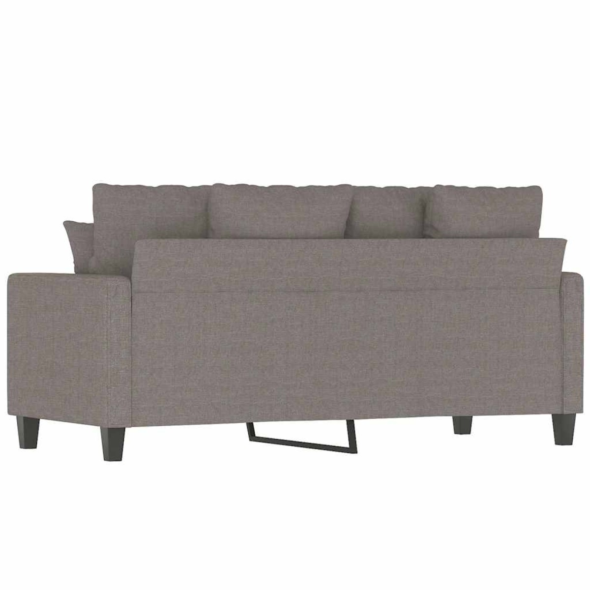 vidaXL Καναπές Διθέσιος Taupe 140 εκ. Υφασμάτινος