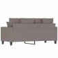 vidaXL Καναπές Διθέσιος Taupe 140 εκ. Υφασμάτινος