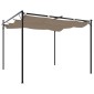 vidaXL Πέργκολα με Πτυσσόμενη Οροφή Taupe 295 x 292 x 230 εκ.