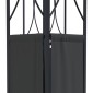 vidaXL Κιόσκι με Οροφή Ανθρακί 300 x 300 x 270 εκ. από Ατσάλι