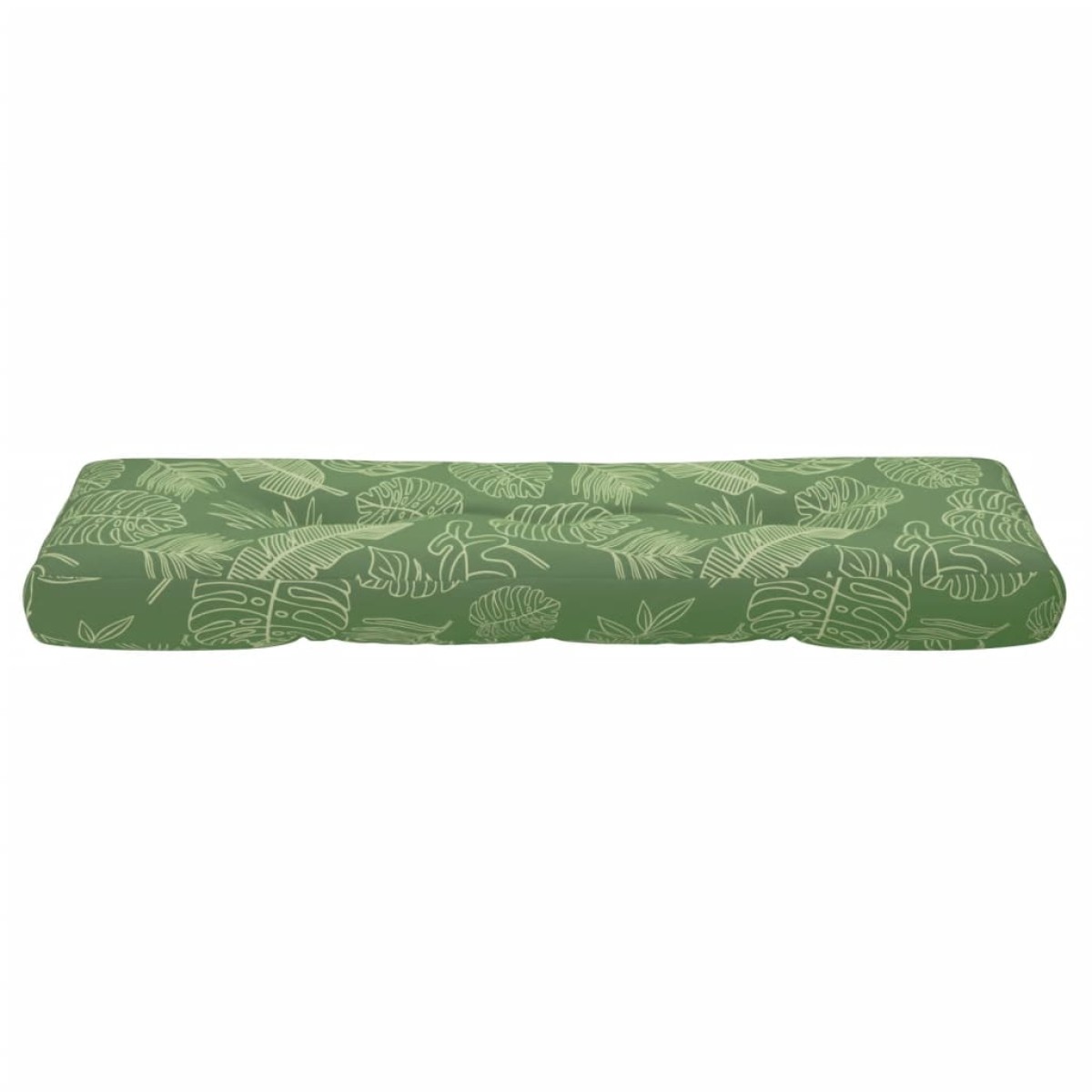 vidaXL Μαξιλάρι Παλέτας με Σχέδιο Φύλλων 120 x 40 x 12 εκ. Υφασμάτινο