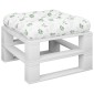 vidaXL Μαξιλάρι Παλέτας Σχέδιο Φύλλων 58x58x10 εκ. από Ύφασμα Oxford