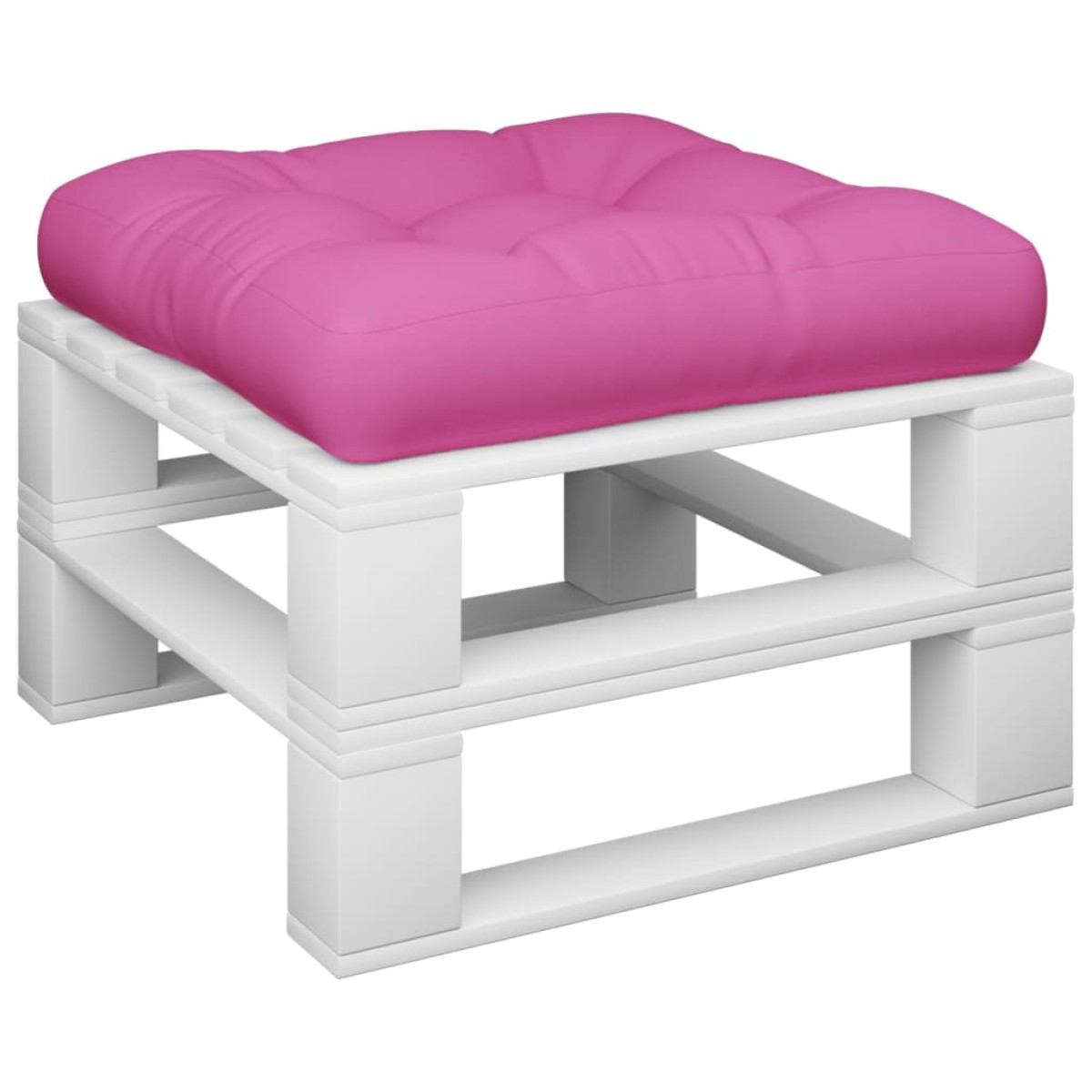 vidaXL Μαξιλάρι Παλέτας Ροζ 58 x 58 x 10 εκ. από Ύφασμα Oxford