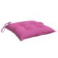 vidaXL Μαξιλάρια Καρέκλας 4 τεμ. Ροζ 40 x 40 x 7 εκ. Υφασμάτινα