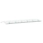 vidaXL Μαξιλάρι Πάγκου Κήπου Σχέδιο Φύλλων 180x50x7 εκ. Ύφασμα Oxford