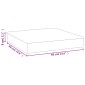 vidaXL Μαξιλάρι Παλέτας Σχέδιο Φύλλων 60x60x8 εκ. από Ύφασμα Oxford