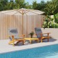 vidaXL Μαξιλάρια Καρέκλας Adirondack 2 τεμ. Γκρι από Ύφασμα Oxford