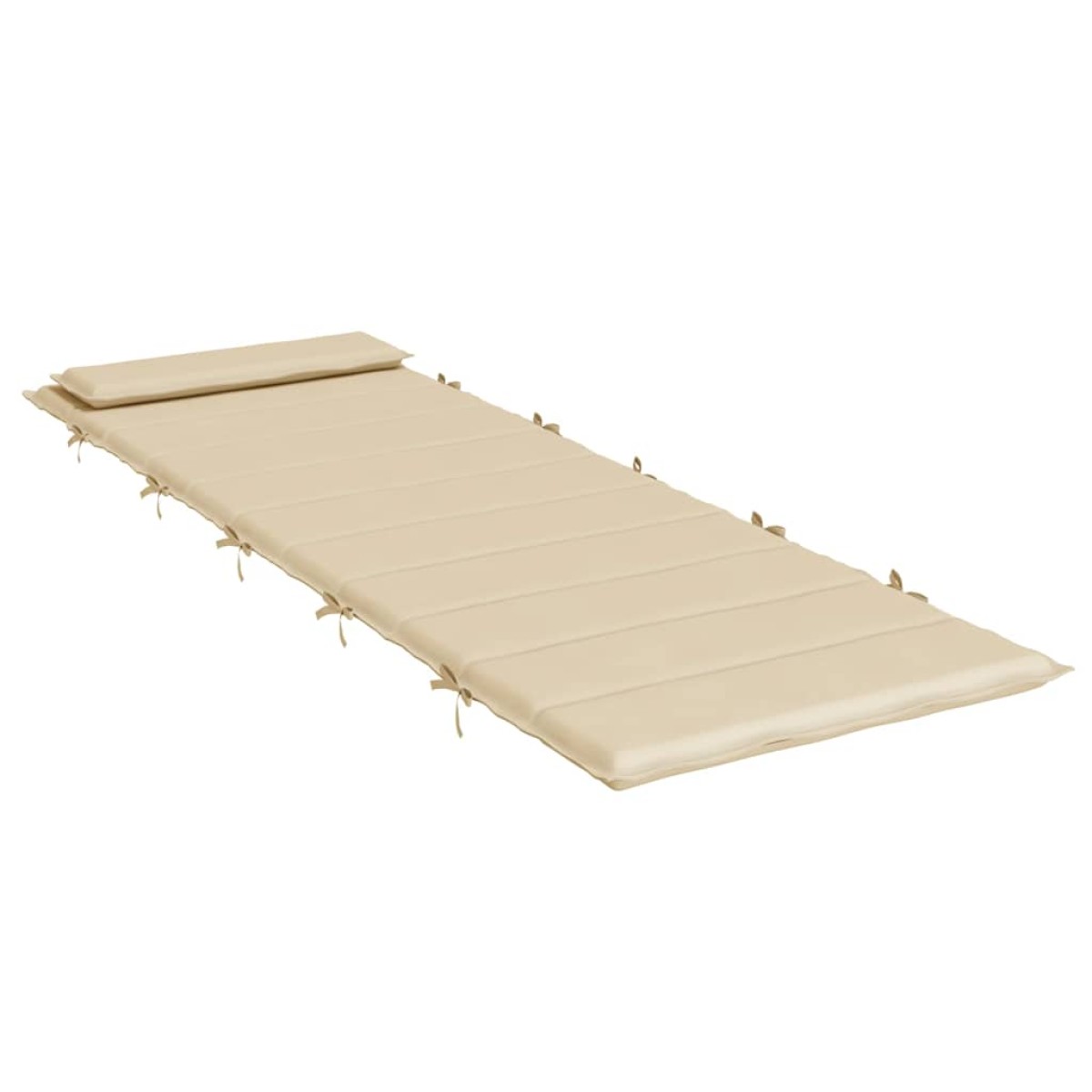 vidaXL Μαξιλάρι Ξαπλώστρας Μπεζ 180 x 60 x 3 εκ. από Ύφασμα Oxford