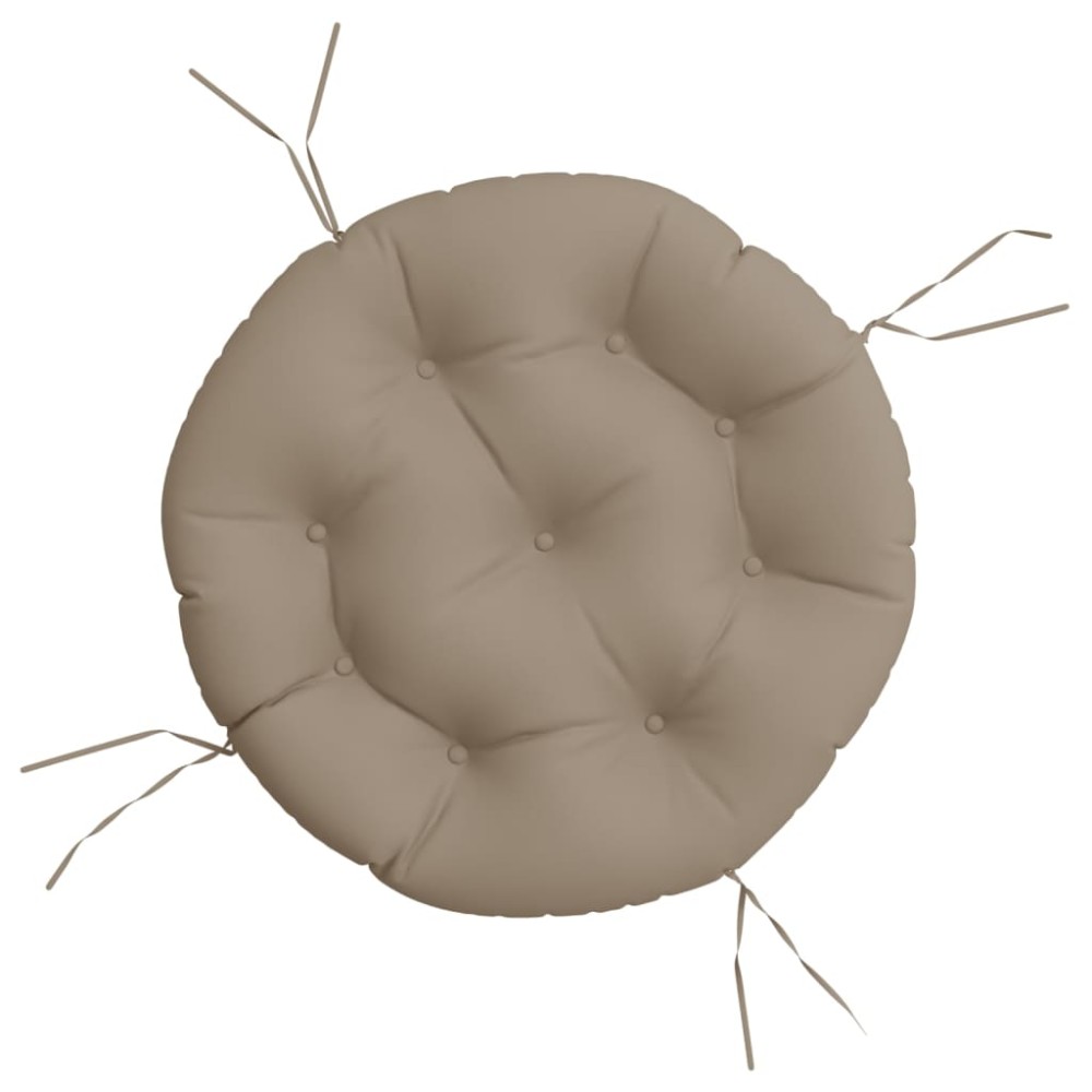 vidaXL Μαξιλάρι Στρογγυλό Taupe Ø 60 x 11 εκ. από Ύφασμα Oxford