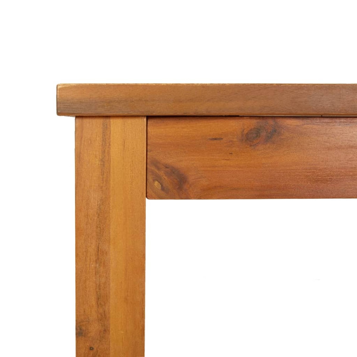 vidaXL Τραπεζαρία Κήπου 200 x 90 x 74 εκ. από Μασίφ Ξύλο Ακακίας