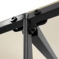 vidaXL Τέντα Κρεμ 2 x 2,3 μ. 180 γρ./μ² από Ύφασμα και Ατσάλι