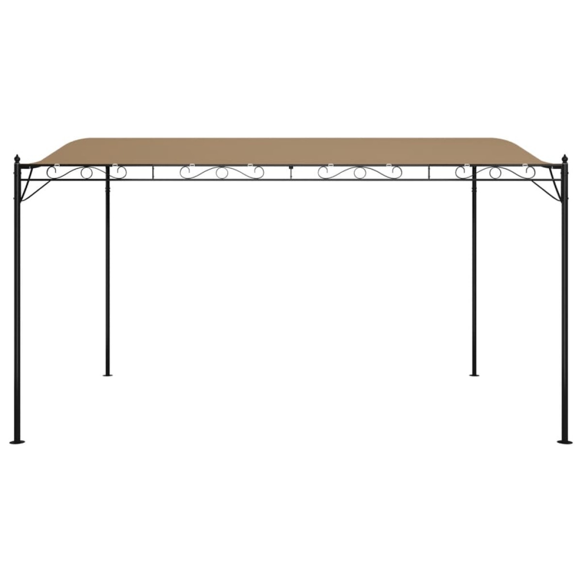 vidaXL Τέντα Taupe 4 x 3 μ. 180 γρ./μ² από Ύφασμα και Ατσάλι