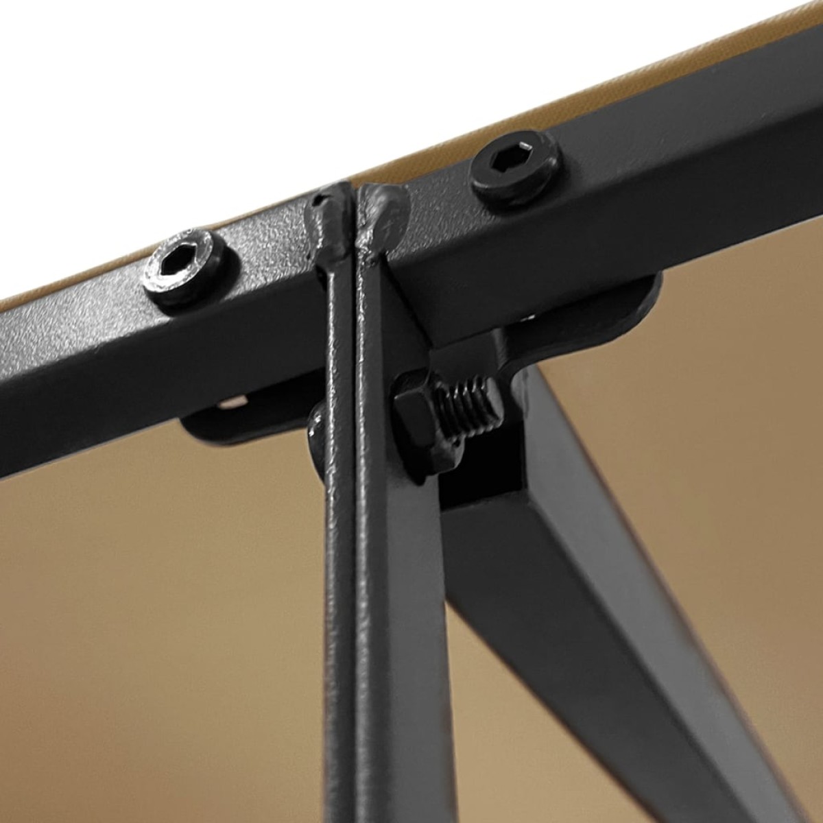 vidaXL Τέντα Taupe 4 x 3 μ. 180 γρ./μ² από Ύφασμα και Ατσάλι