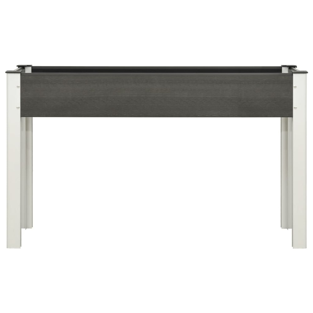 vidaXL Ζαρντινιέρα Κήπου Υπερυψωμένη Γκρι 120x 40 x 75 εκ. από WPC