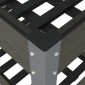 vidaXL Ζαρντινιέρα Κήπου Υπερυψωμένη με Ράφι Γκρι 120x50x75 εκ από WPC